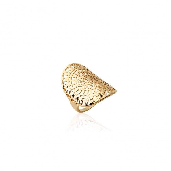 Gold Plated Sun Ring