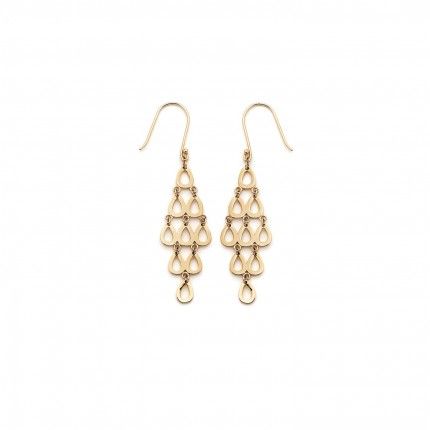 Gold Plated Pendent Earrings