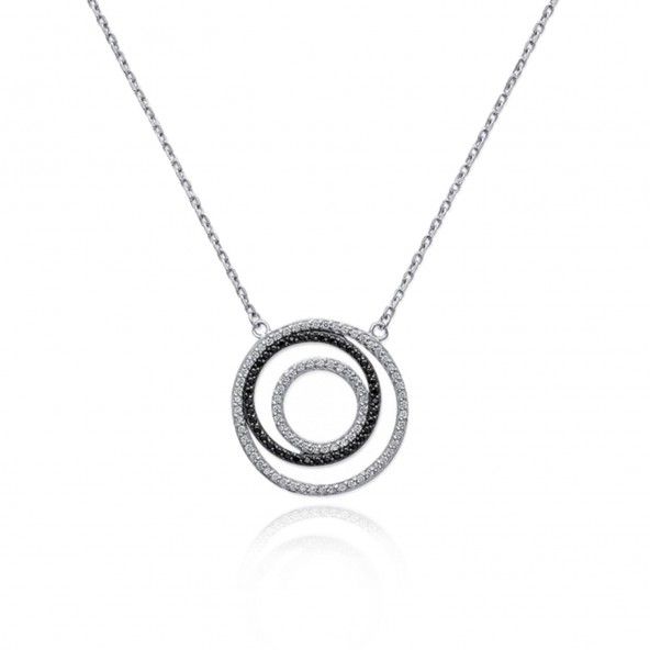 MJ Necklace Sterling Silver 925/1000 Rhodhium