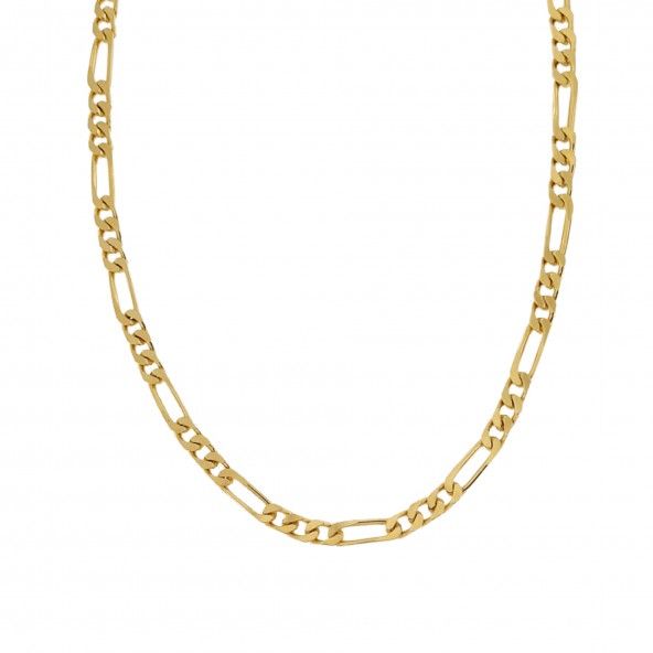Gold Plated Mesh 3+1 Necklace
