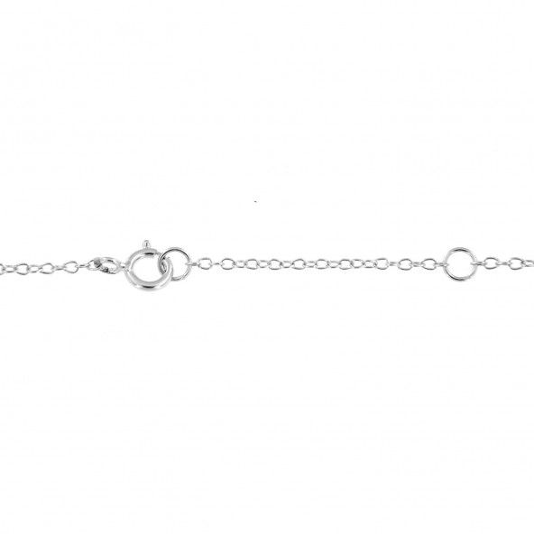 MJ Zirconium Sterling Silver 925/1000 Necklace