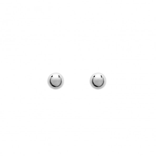 MJ Earrings Ball 6 mm 925/1000 Silver