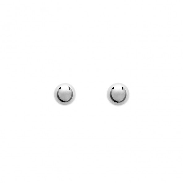 MJ Earrings Ball 8 mm 925/1000 Silver
