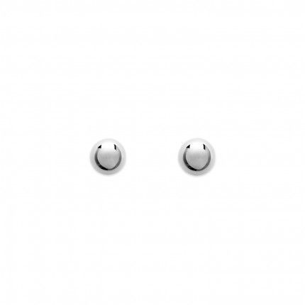 MJ Earrings Ball 8 mm 925/1000 Silver