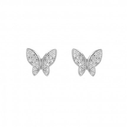 Butterfly Earrings Sterling Silver 925/1000