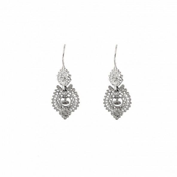925/1000 Silver Rainha Earrings