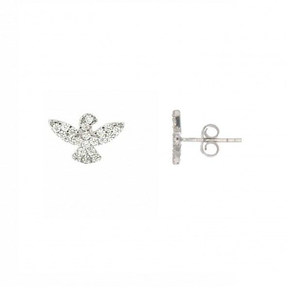Bird Earrings Sterling Silver 925/1000