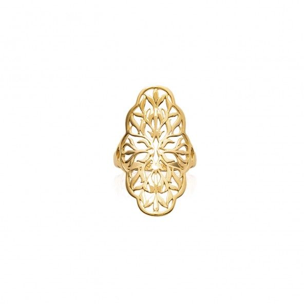 MJ Branches Gold plated Ring