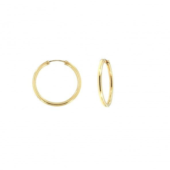 375/1000 Gold Hoops