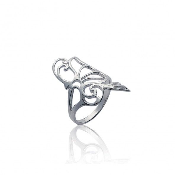 925/1000 Silver Butterfly Ring