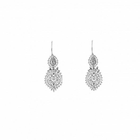 925/1000 Silver Rainha Earrings 2,5 cm