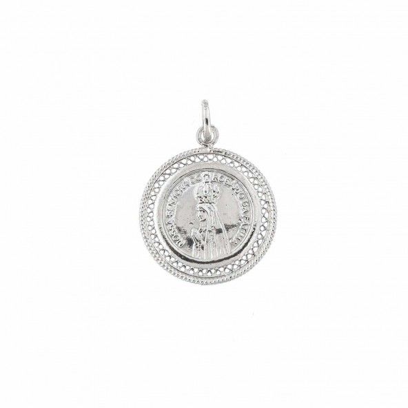 925/1000 Silver Saint Fatima 2,6 cm Pendant