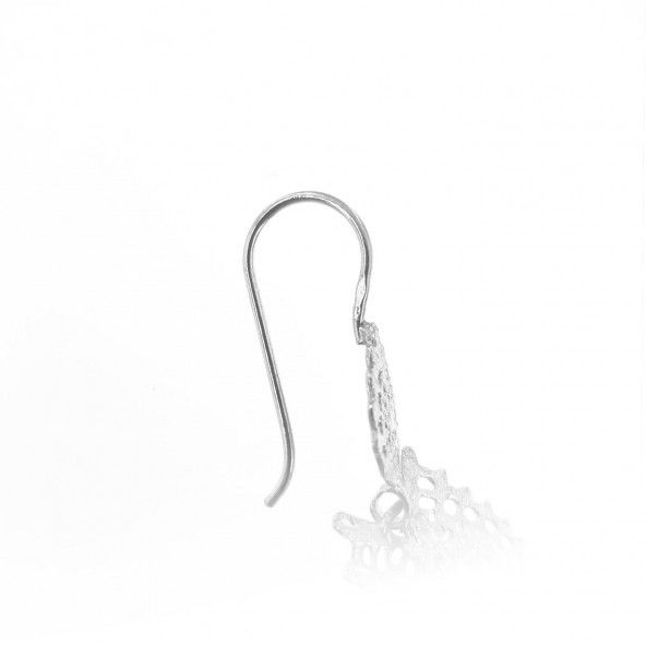 925/1000 Silver Rainha Earrings 3,7 cm