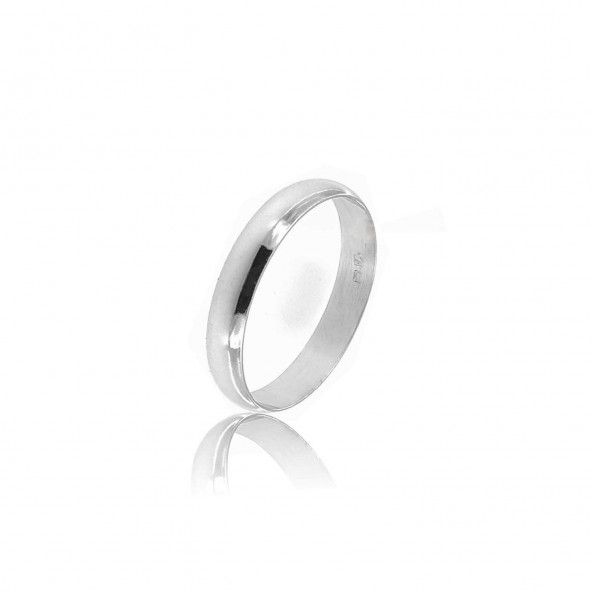 925/1000 Silver Satin Wedding Ring