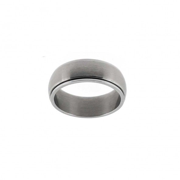 Stainless Steel Anti-stress Engagement Ring 8mm