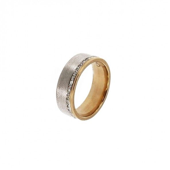 Bicolor 355/1000 Gold Ring