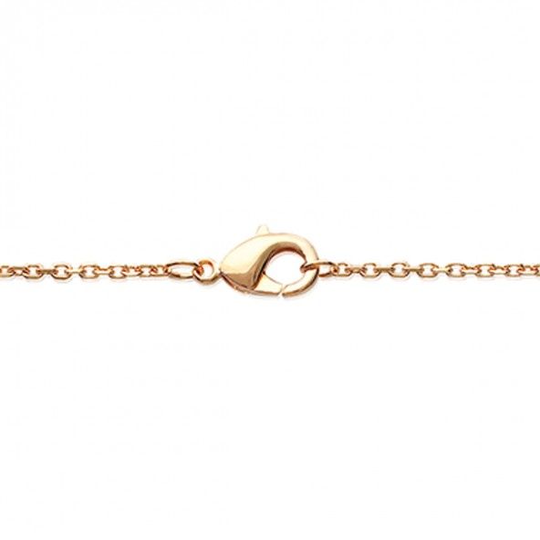 Gold Plated Bracelet Butterfly with zirconia 10mm/16cm-18cm.