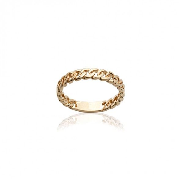 Gold Plated Braid Weding Ring 4mm.