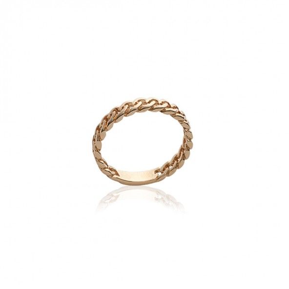 Gold Plated Braid Weding Ring 4mm.