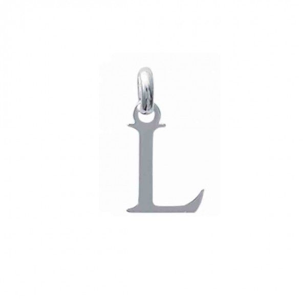 Pendant letter L initial name in Silver 925/1000