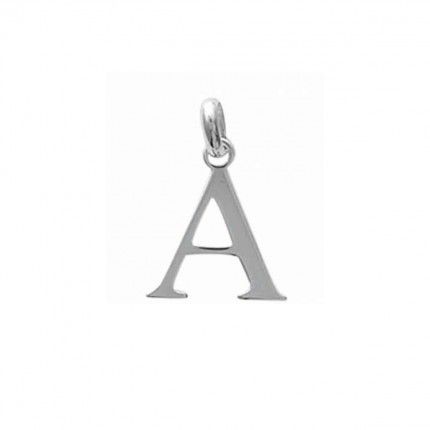Pendant letter A initial name in Silver 925/1000