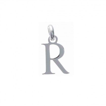 Pendant letter R initial name in Silver 925/1000