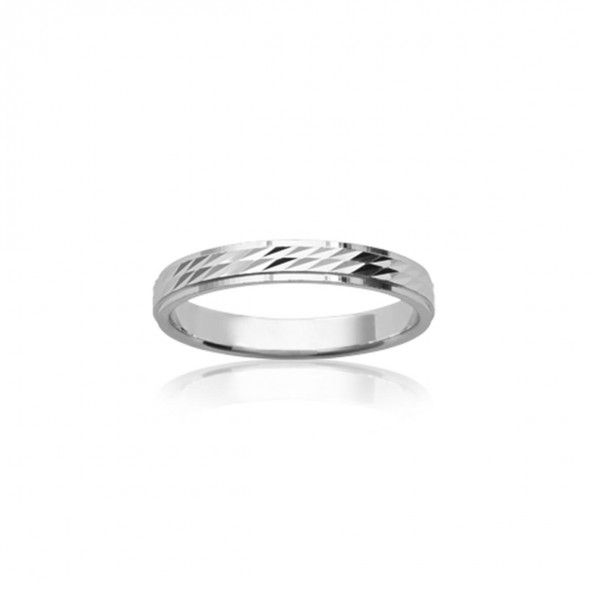 925/1000 Silver wedding ring 3mm.