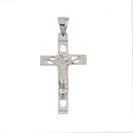 925/1000 Silver Pendant with Christ 42mm.
