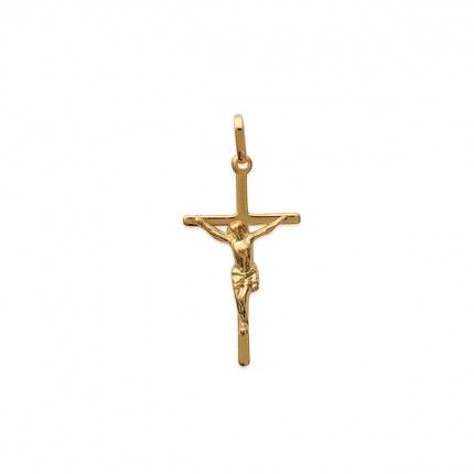 Gold Plated Cross with CHrist Pendent 31mm.