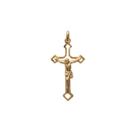Gold Plated Cross with CHrist Pendent 35mm.