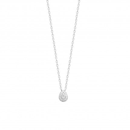 925/1000 Silver Drop Necklace 45cm.