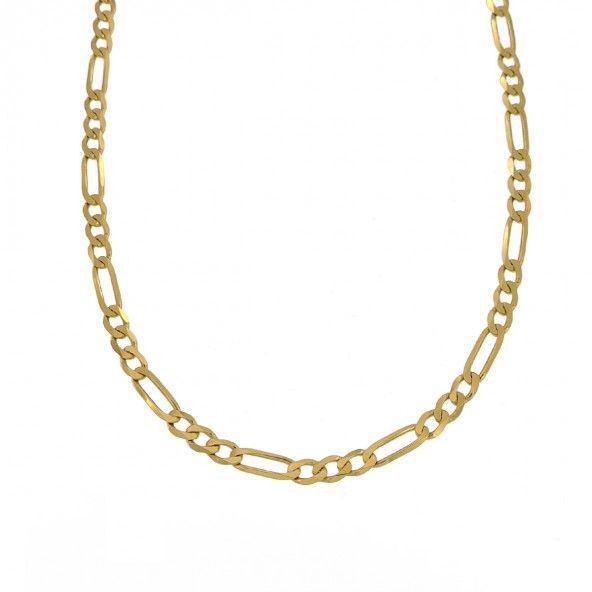 Chain 750/1000 Gold Figaro Mesh 60cm.