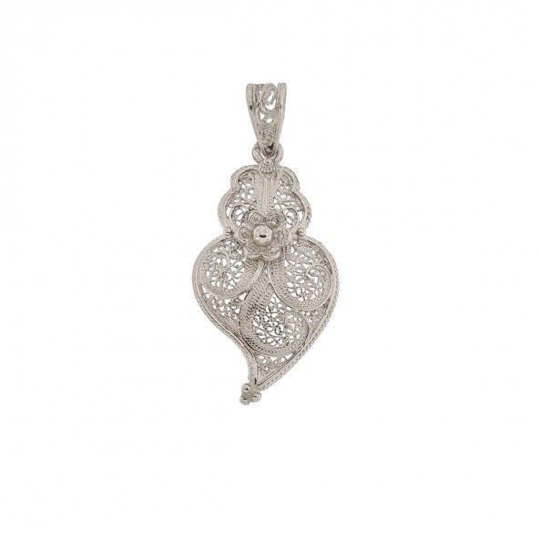 925/1000 Silver Heart of Viana Pendent 32mm.
