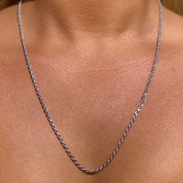 925/1000  Silver Necklace Cord 60cm.