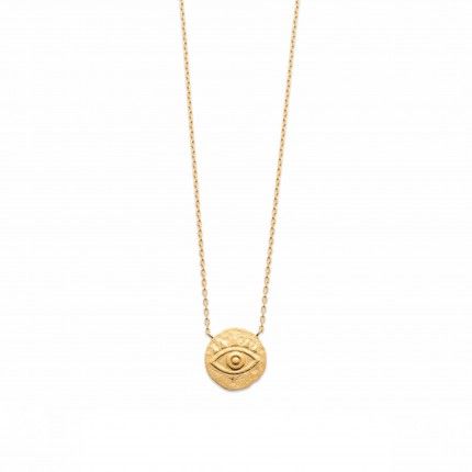 Gold Plated Necklace Amulet