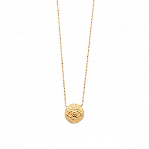 Gold Plated Necklace Amulet