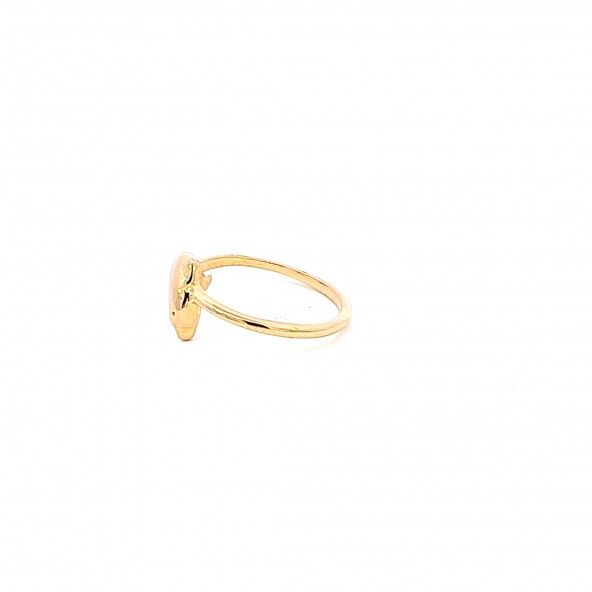 Gold Plated Ring dolphin shape 10mm.