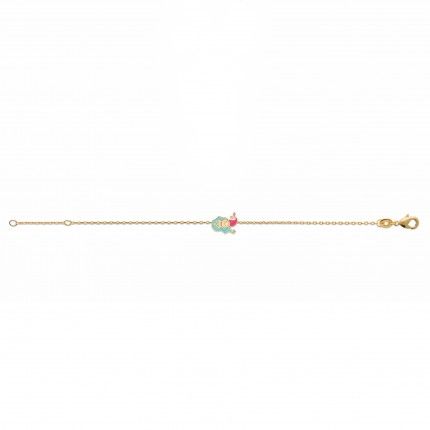 Gold-plated Bracelet with Mermaid 15cm